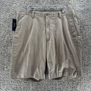 Polo Ralph Lauren Shorts Mens 42 Tall Tan Chino Stretch Classic Fit Twill New
